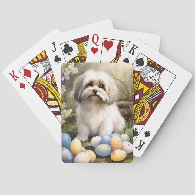 Baralho Havanese com Ovos de Páscoa (Verso)