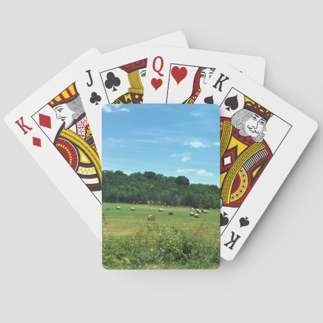 Baralho Hay Bales, Wytheville, Virgínia (Verso)