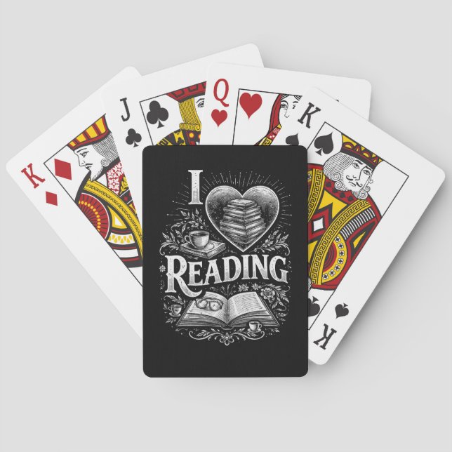 Baralho Heart of a Book Lover (Verso)