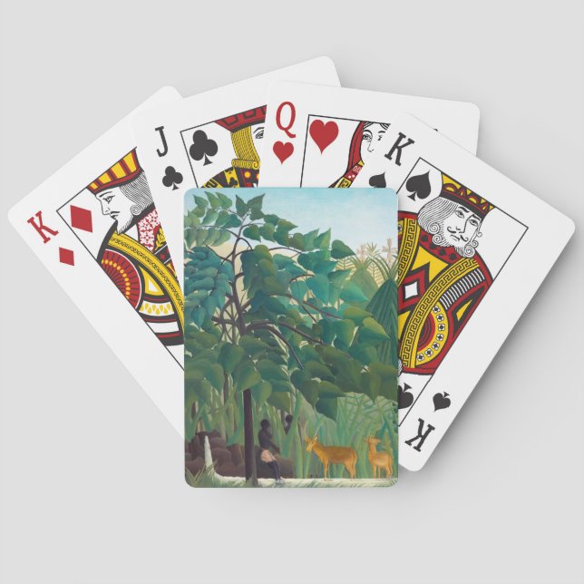 Baralho Henri Rousseau - A Quebra d'Água (Verso)