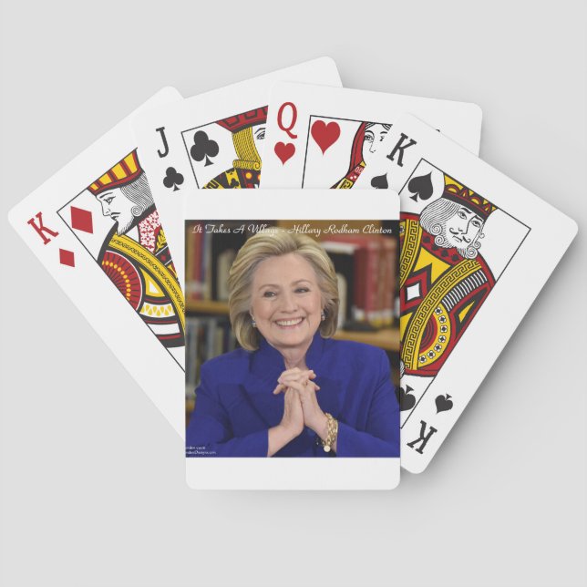 Baralho Hillary Clinton Presente Faz uma Aldeia (Verso)