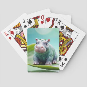 Baralho Hippopotamus Animal Fun Miniature Tamanho Fantásti