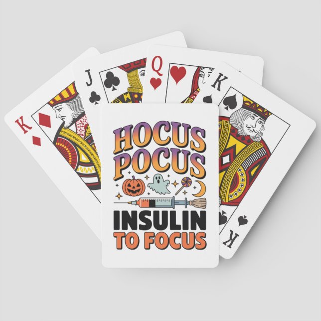 Baralho Hocus Pocus I Precisa de Insulina para Focalizar D (Verso)