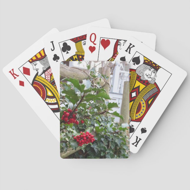 Baralho Holly Berries e Cerca - Martha's Vineyard (Verso)