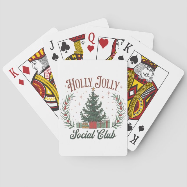 Baralho Holly Jolly Social Club (Verso)