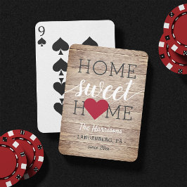 Baralho Home Sweet Home Family Name & Home Family