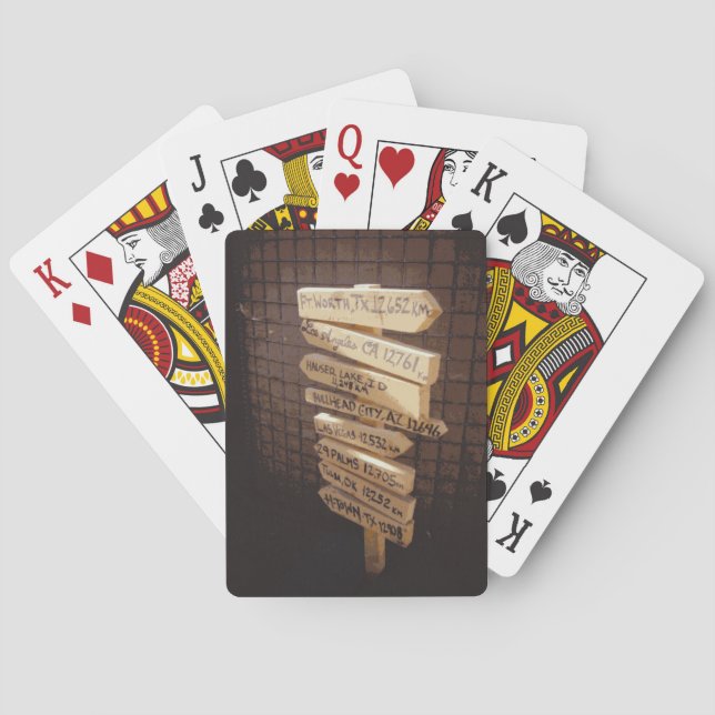 Baralho Home Town TX 12.908 KM - Poker Deck Militar (Verso)