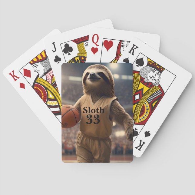 Baralho Hoops and Hangs: The Slam Dunking Sloth, (Verso)