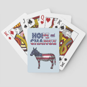 Baralho Hope and Change Democratic Donkey Cards