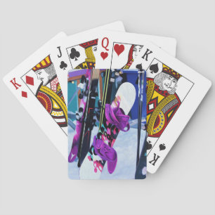 Baralho Hora da Neve - Painéis de neve e esquis