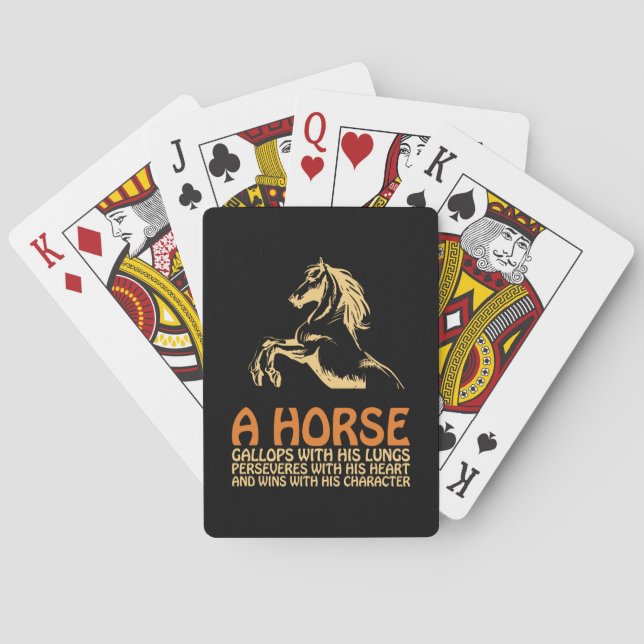 Baralho Horse Art A Horse Gallops (Verso)