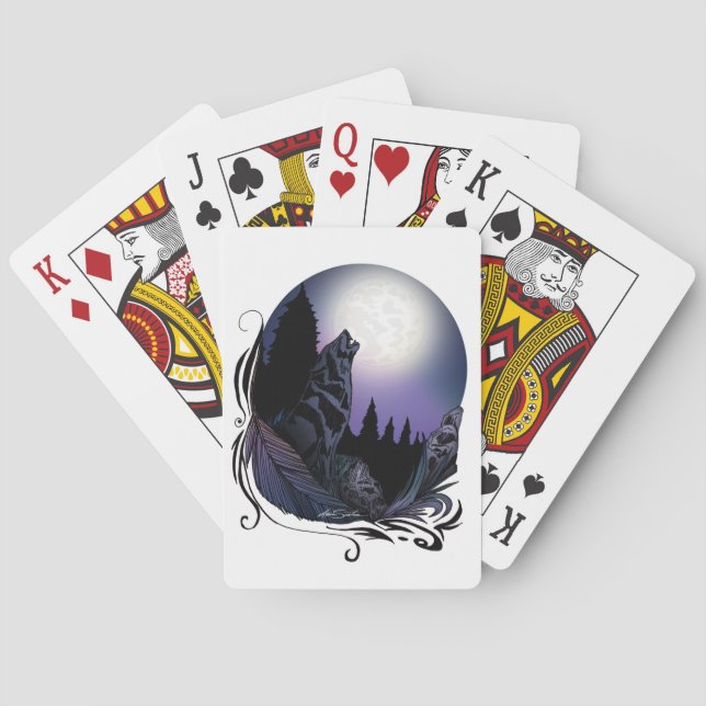 Baralho Howling Wolf (Signature Design) (Verso)