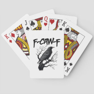 Baralho Humor de Corvo F-Caw-F Gótico Engraçado Essencial