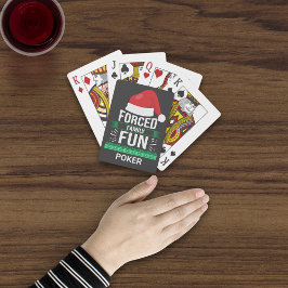 Baralho Humor de Natal Forçado para a Família