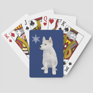 Baralho Hund mit Schneeflocke