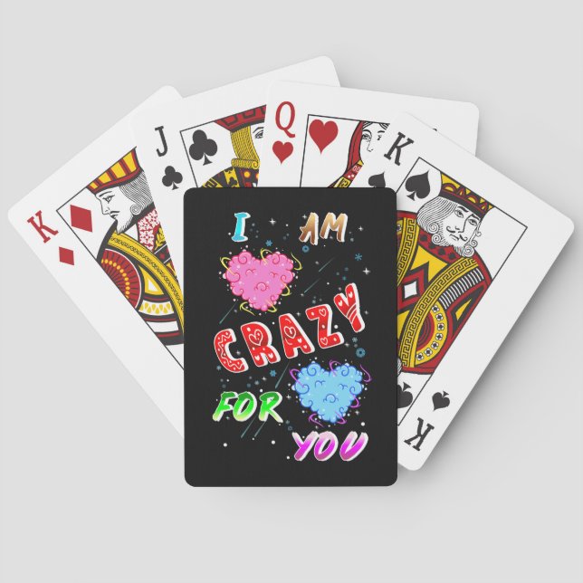 Baralho I Am Crazy For You (Verso)