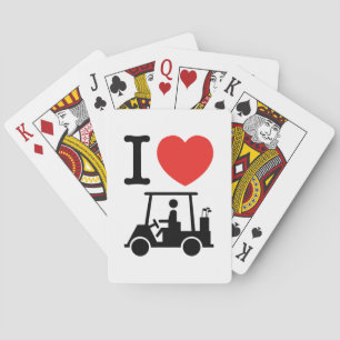 Baralho I Heart (Love) Golf Cart
