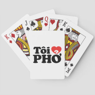Baralho I Heart (Love) Pho (Tôi9PHỞ) Língua vietnamita