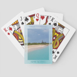 Baralho I Heart Sint Maarten Jogando Cartões