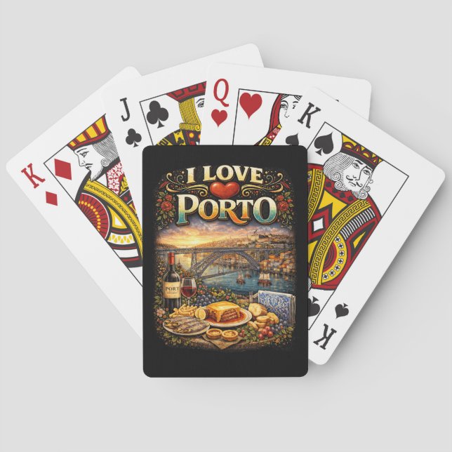 Baralho I Love Porto (Verso)