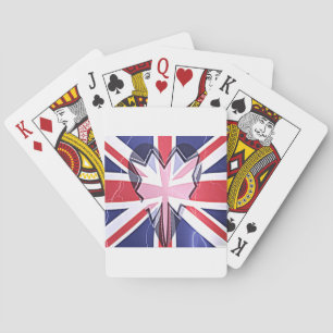 Baralho "I Love UK" Art Impressão
