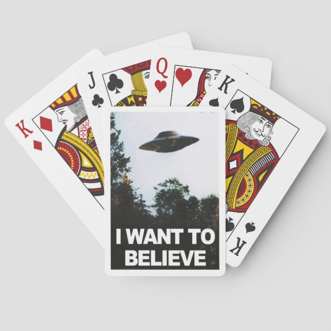 Baralho I want to believe (Verso)