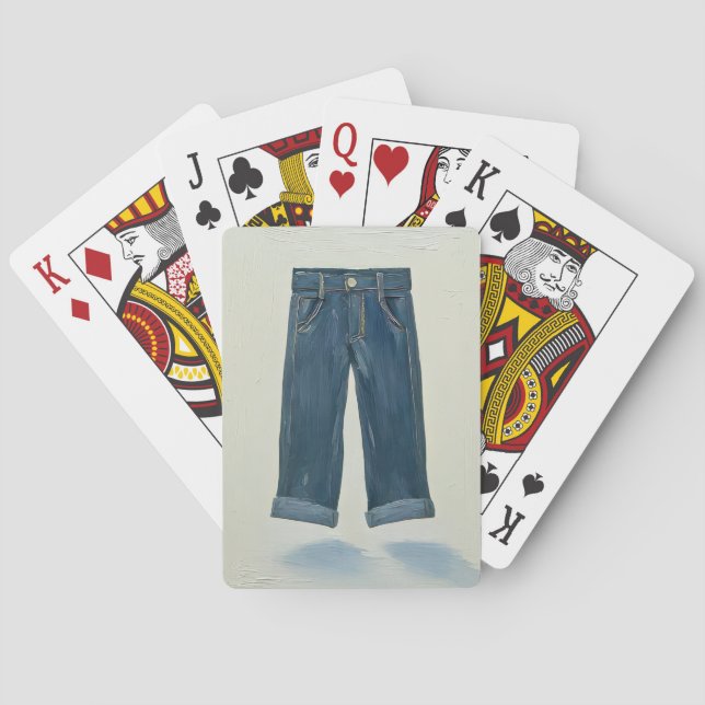 Baralho Ícones índios Painterly Denim Art Denimhead (Verso)