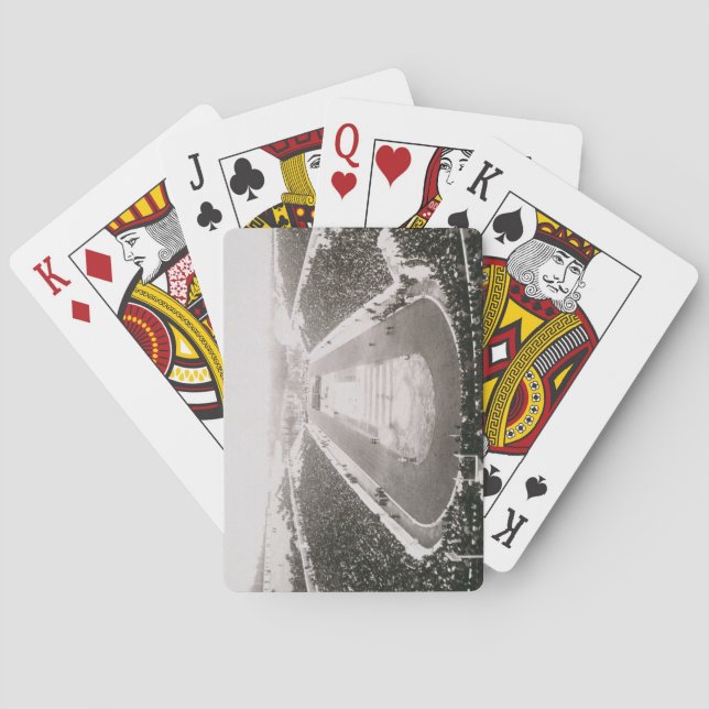 Baralho Ideia dos primeiros Jogos Olímpicos oficiais em (Verso)