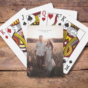 Baralho Ideia Personalizada de Jogar Cartões de Foto com O