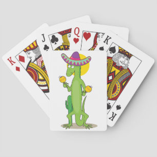 Baralho Iguana em cartões de jogo do Sombrero