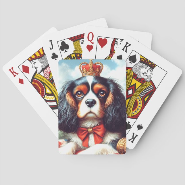 Baralho Ilustração Cavalier King Charles Spaniel (Verso)