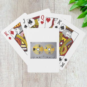 Baralho Ilustração de fita cassete Vintage Music Lover