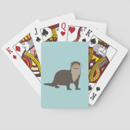 Baralho Ilustração de Lontra Cuta