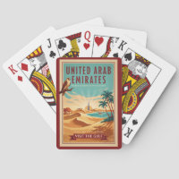 Ilustração de viagem do deserto de Dubai dos Emira