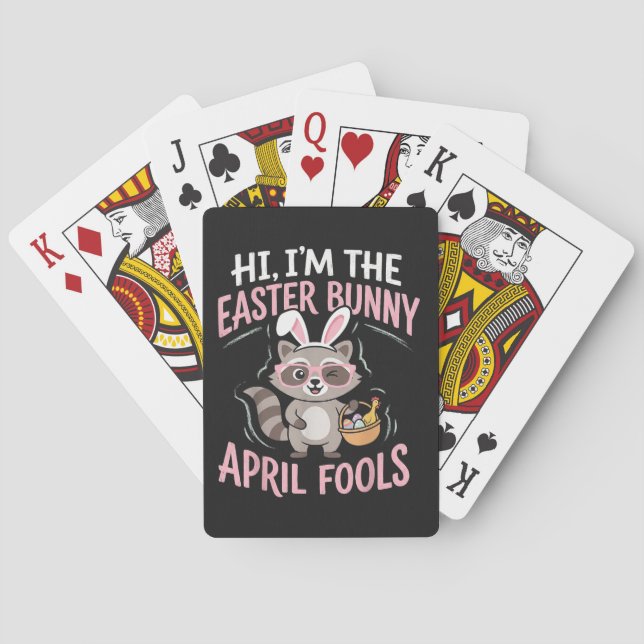 Baralho Im Easter Bunny April Fools (Verso)