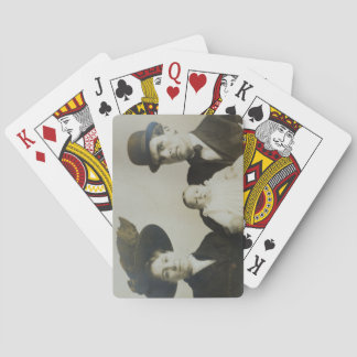 Baralho Imagem de Fotografia B&W RPPC da Família Bowler