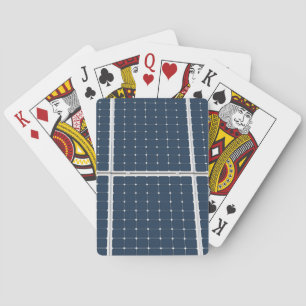 Baralho Imagem engraçada de um painel de energia solar