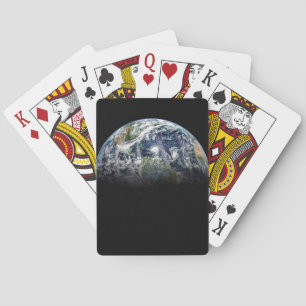 Baralho Imagem Mosaica Do Planeta Terra Com 3 Furacões