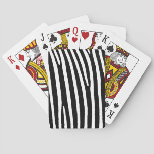 Baralho Impressão animal zebra