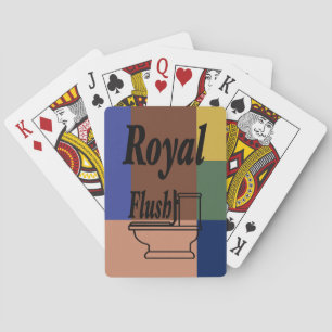 Baralho Impressão de Bloco de Cor Amarelo Verde Marrom-esc