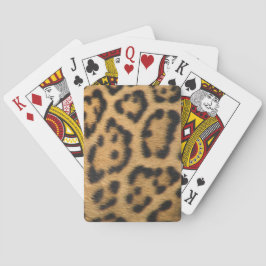 Baralho Impressão de Leopardo