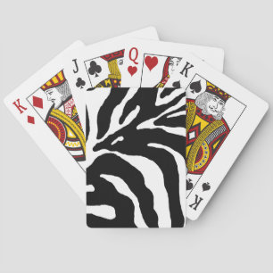 Baralho Impressão em Animais de Stripe Zebra
