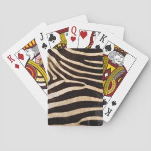Baralho Impressão zebra de cartas de jogar