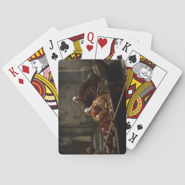 Baralho In Time of Peril, 1897 by Edmund Blair Leighton (Verso)