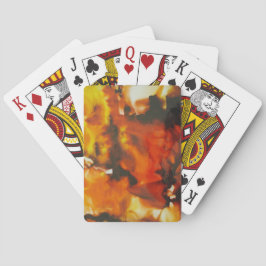 Baralho Incêndio em Placas de Reprodução Clássicas de Vidr