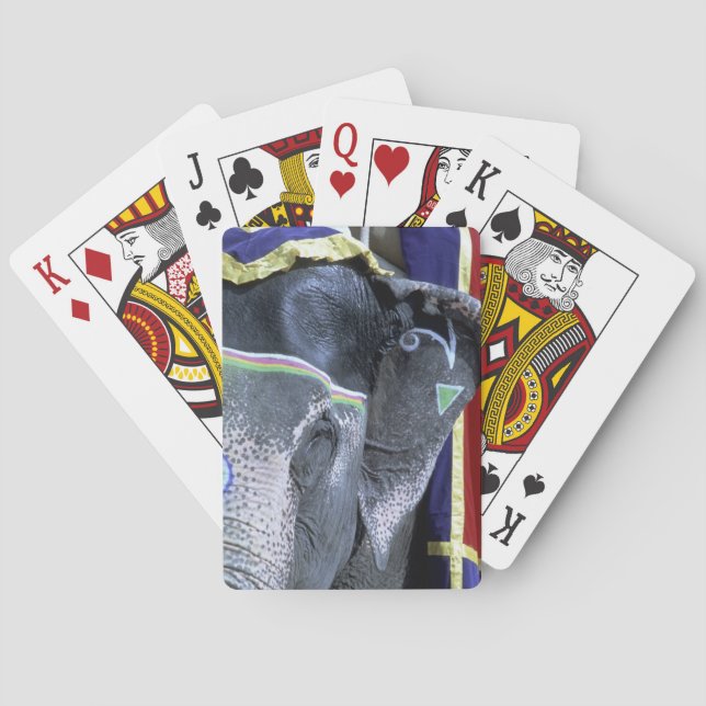 Baralho Índia, Rajasthan, Jaipur. Amber Fort. (Verso)