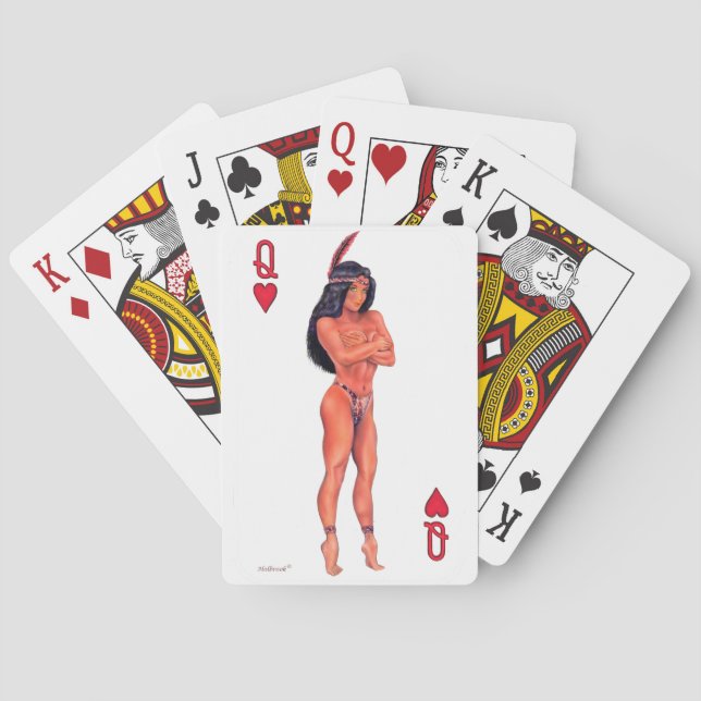 BARALHO INDIAN MAIDEN (Verso)