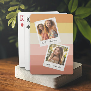 Baralho Instagram 2 Fotografias Coladas Corais Coloridos