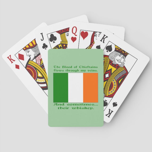 Baralho Irish Blood e Whiskey (Verso)