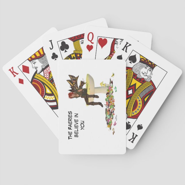 Baralho Irish Boy Fairy Sobre Cartões De Brincadeira (Verso)